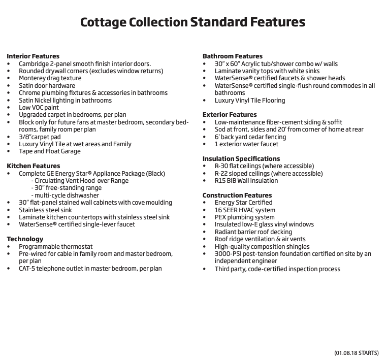 Cottage Collection